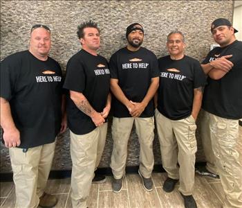 SERVPRO of Antioch crew, group of male employees 